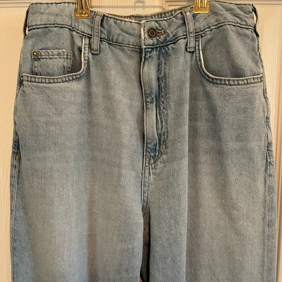 Anthropologie Pilcro Light Blue Wide-Leg Jeans - Picture 4 of 8